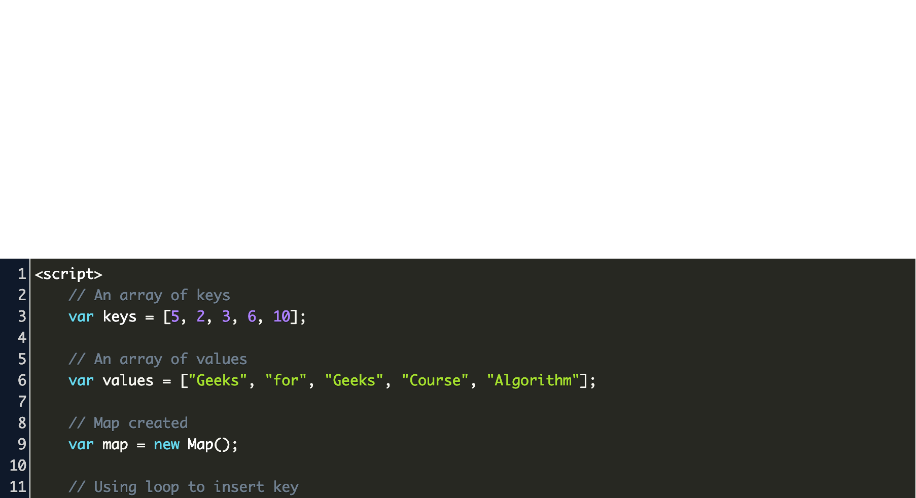 create array of specific key javascript Code Example