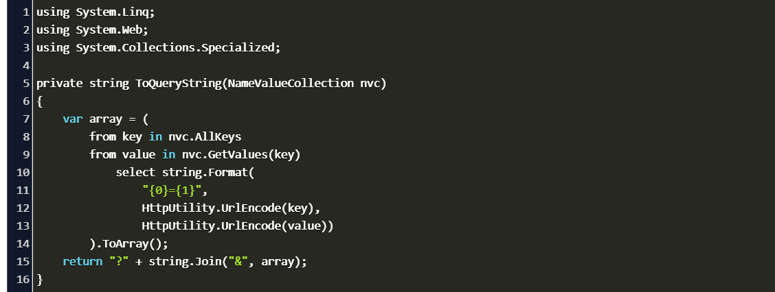 Formcollection To Querystringbuilder Urlencode Code Example - httpencode roblox lua
