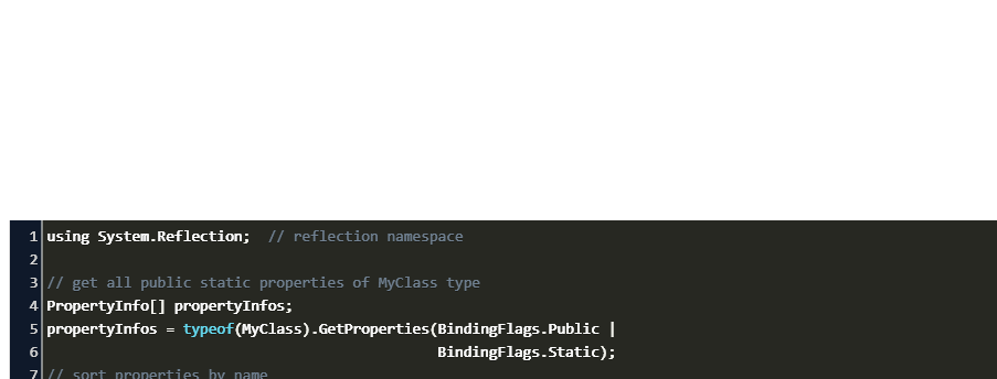 get object property name as string c Code Example