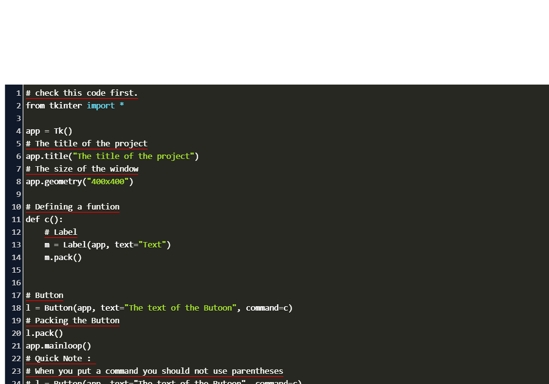 python tkinter icursor example