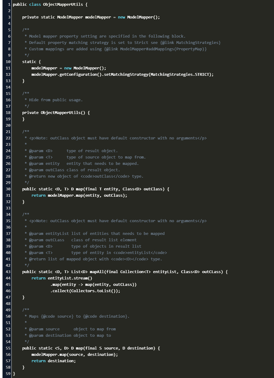 How To Use List Of Item In Modelmapper Code Example