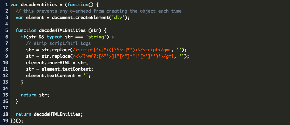 Html Decode Javascript Code Example