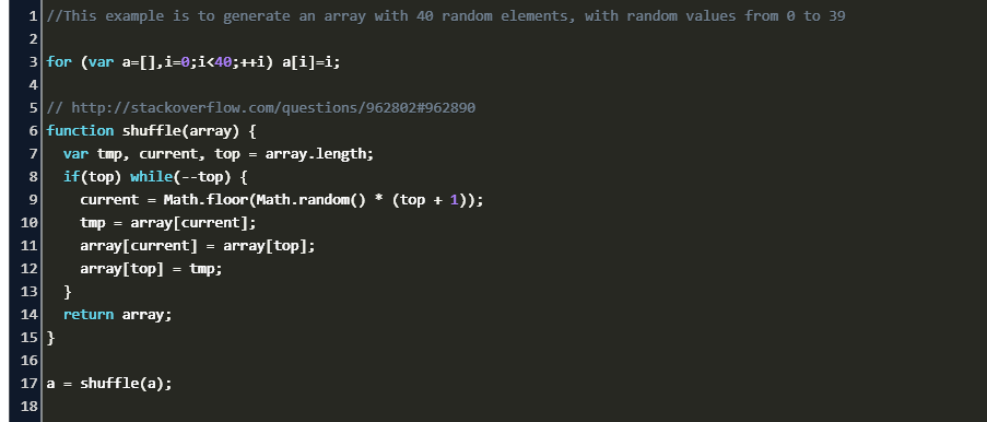 javascript create array with default values