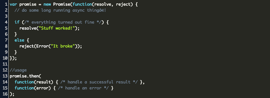 Javascript Promise Code Example