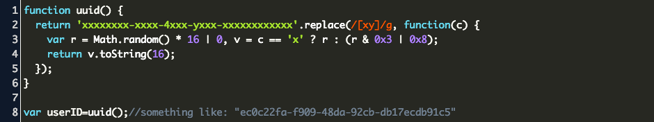 Javascript Uniqie Id Code Example
