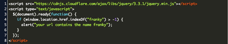 Jquery Check If Url Contains String Code Example - roblox id code for french toast song how to get 7000 robux