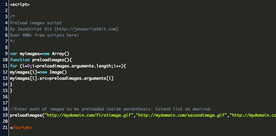 Preload Images Javascript Code Example - httpencode roblox lua
