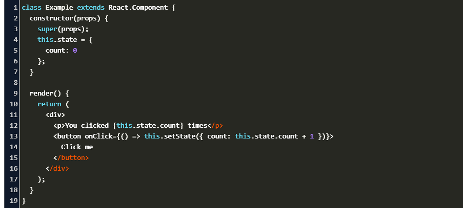 State components. React примеры. SETSTATE React. React components examples. React js class component пример.