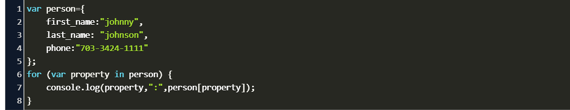 Typescript iterate object properties
