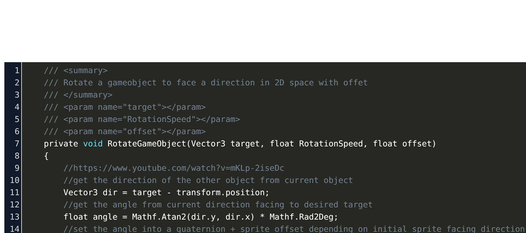 Unity 2d Rotate Towards Direction Code Example - roblox how to make a area 2d temporary