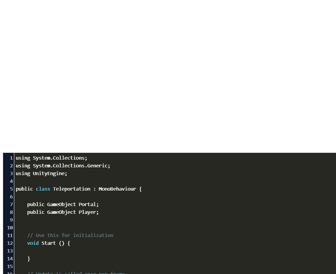 Unity 2d Teleport Script Code Example - roblox studio how to teleport players randomly